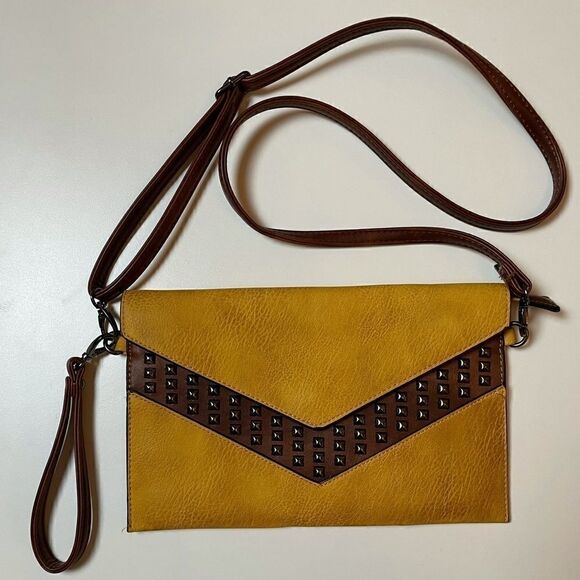 Studded Crossbody Purse EUC  - Picture 1 of 6
